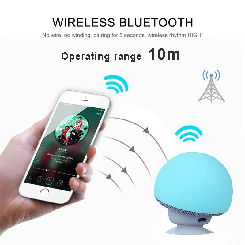 Мини-грибной Bluetooth-динамик – обзор и цена Audio Music Box