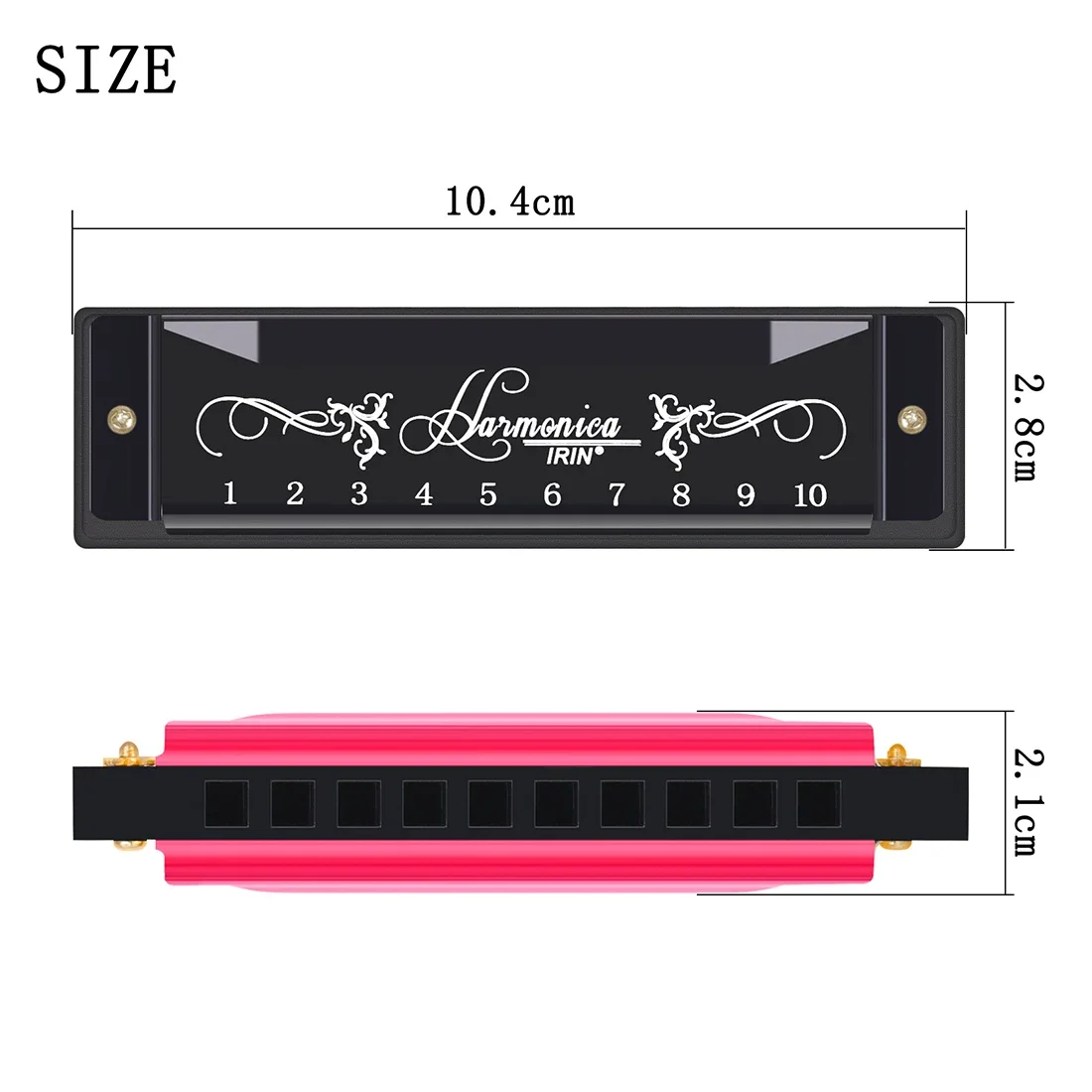 Губная гармошка IRIN, 10 отвер – обзор и цена Harmonica 10 Hole